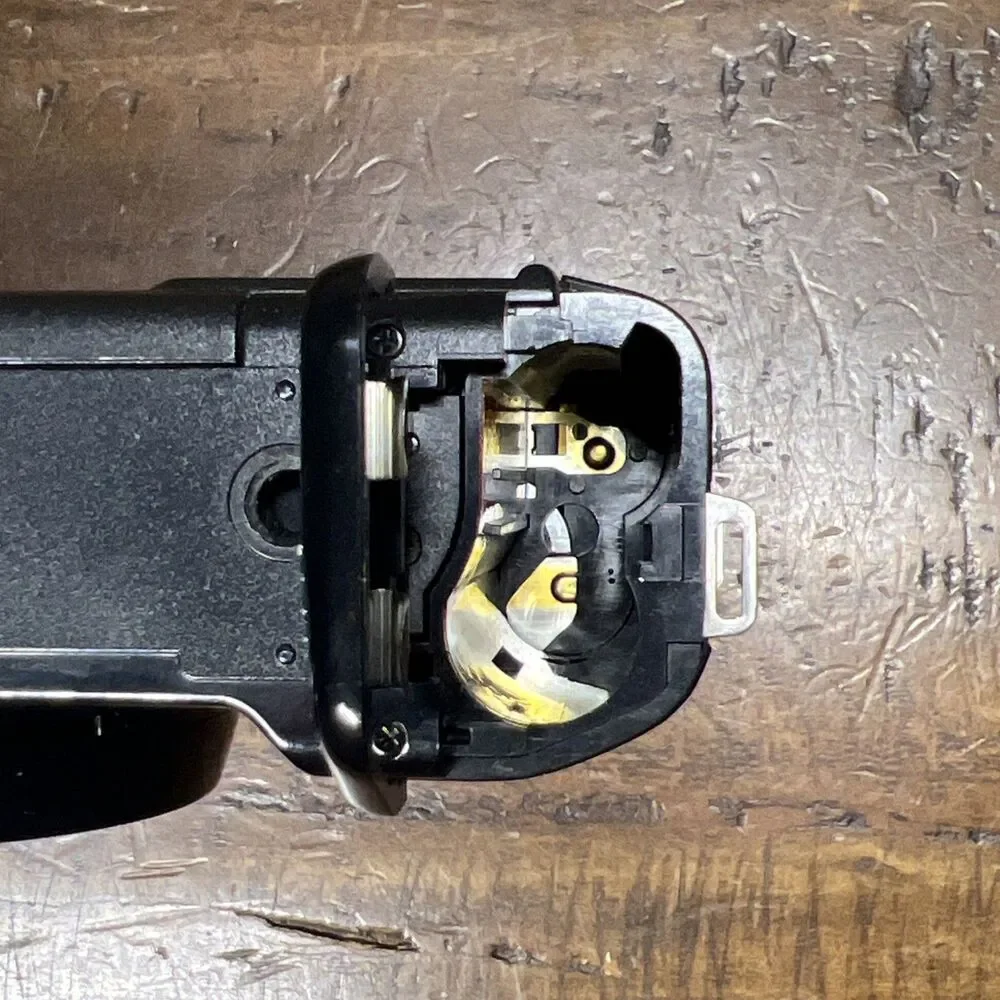 Canon camera being